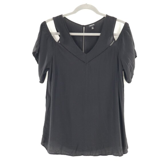 Torrid Blouse Womens 3X Black Dark Feminine Whimsigoth Gypsy Office Goth Witchy - Picture 1 of 14